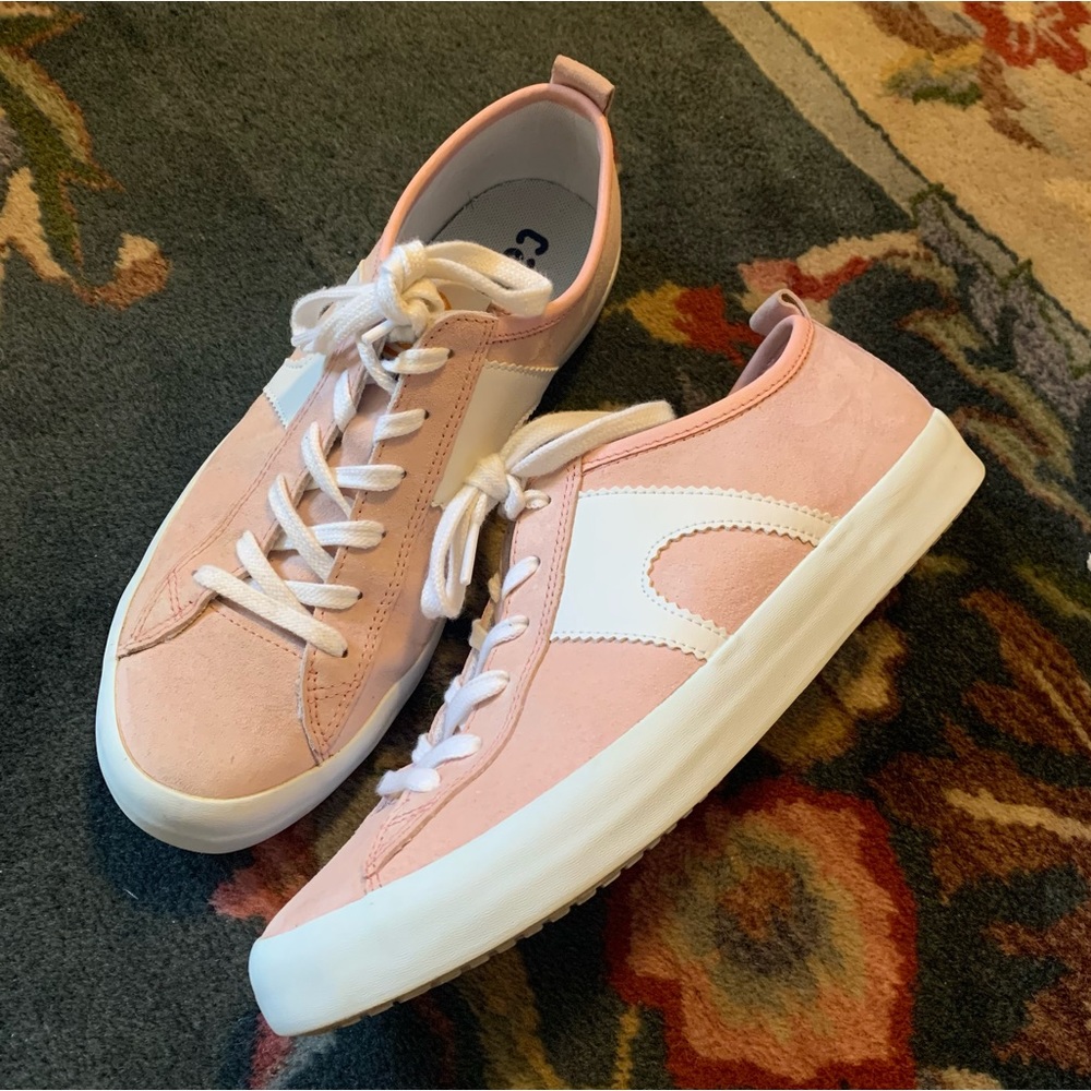 CAMPER IMAR SNEAKERS, PINK SUEDE